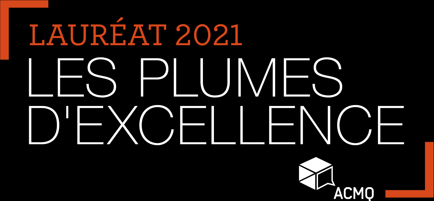 Lauréat 2021 Plumes d'Excellence