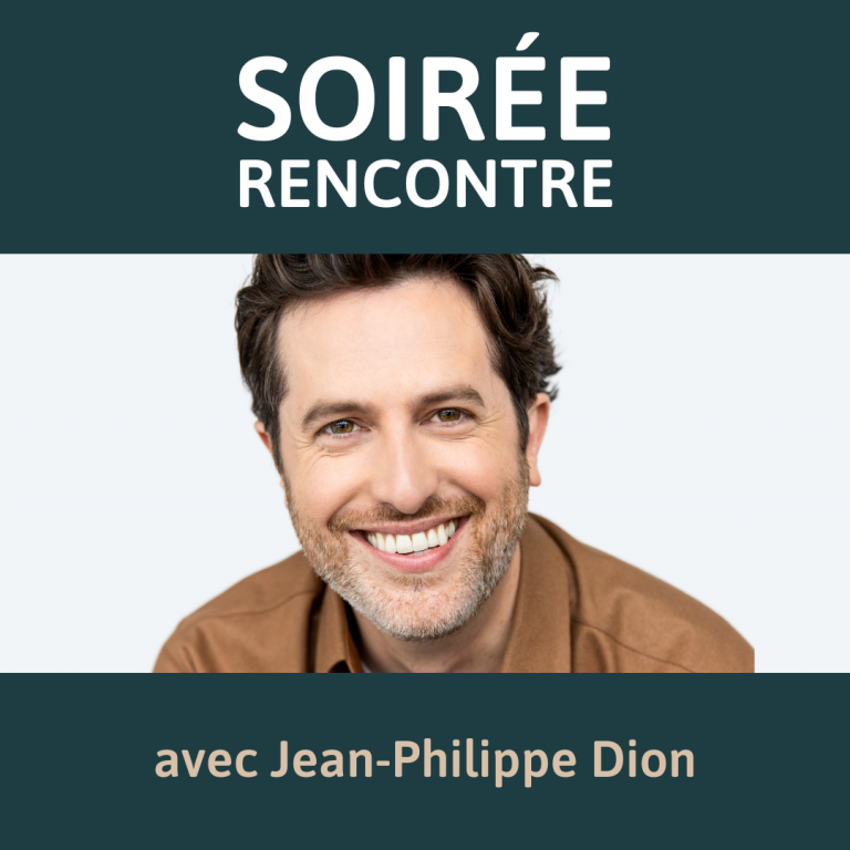 Soirée-rencontre avec Jean-Philippe Dion