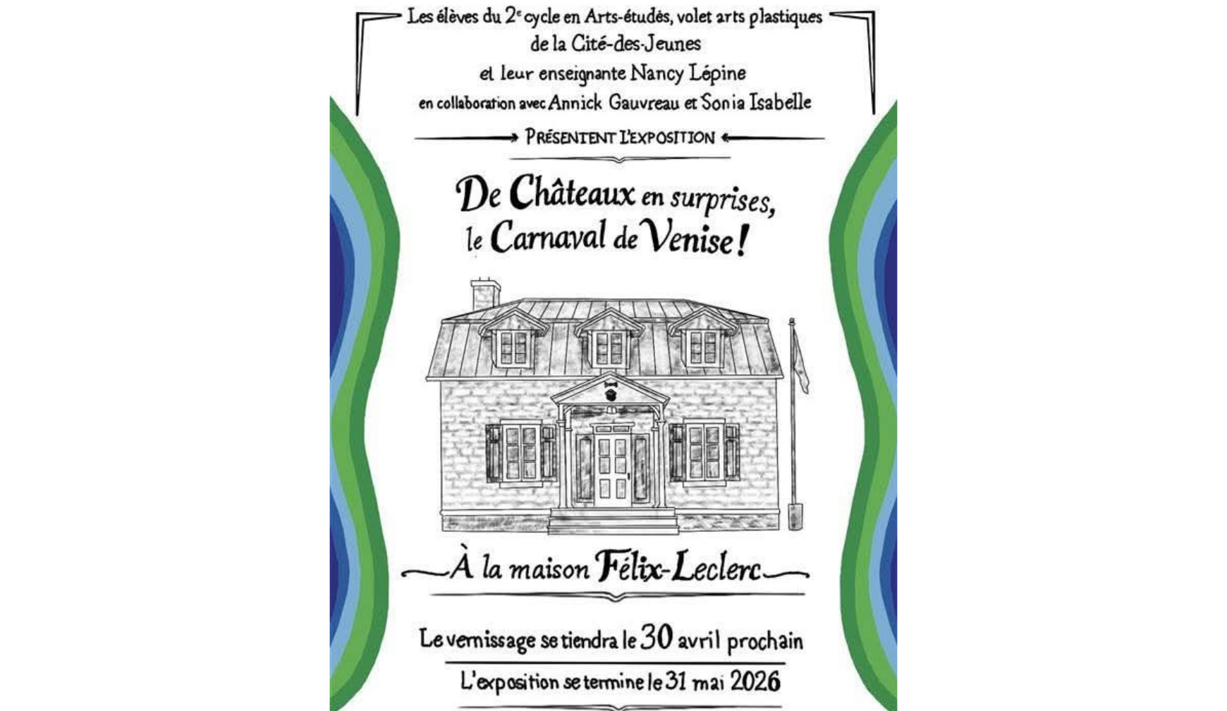 EXPOSITION – DE CHÂTEAUX EN SURPRISES, LE CARNAVAL DE VENISE!