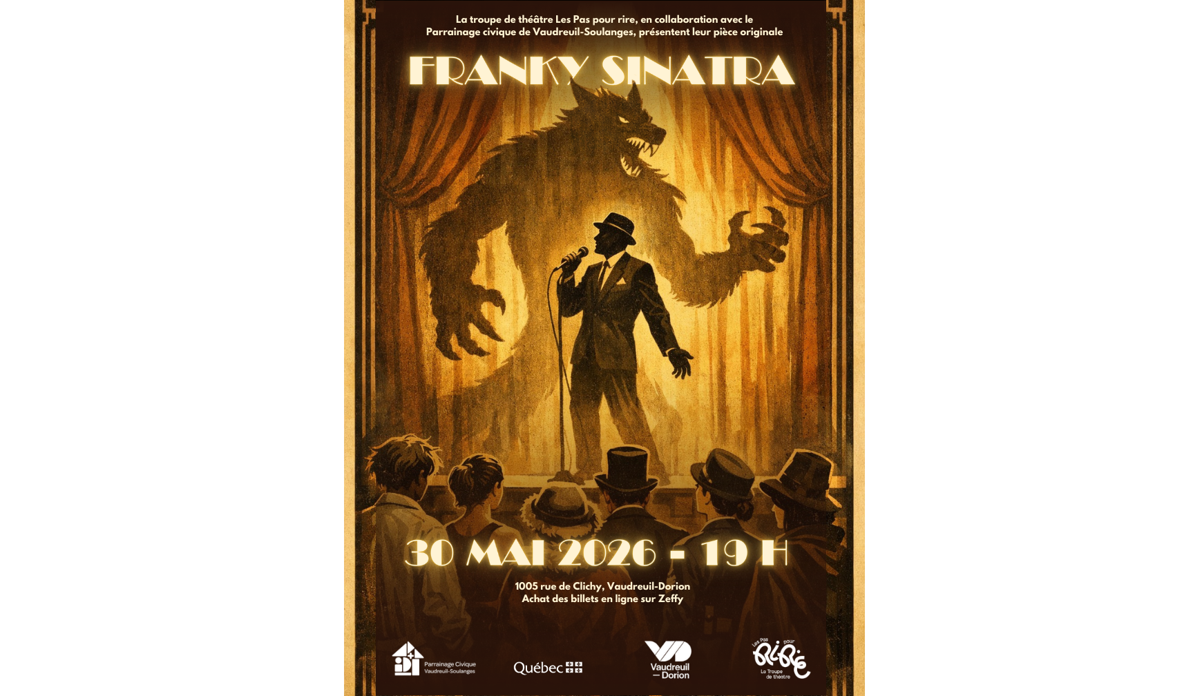 SPECTACLE FRANKY SINATRA | LES PAS POUR RIRE